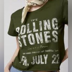 Rolling Stones baby tee urban outfitters